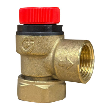 Altecnic Caleffi 6 Bar Pressure Relief Valve with Loose Nut Connection A311501CST
