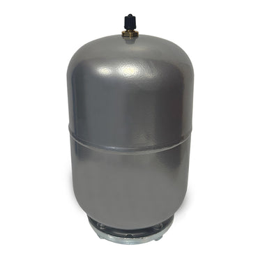 2 Litre Silver Potable Expansion Vessel/ Tank on White Background
