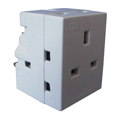 13A 2 Way Adaptor (Pack of 20)