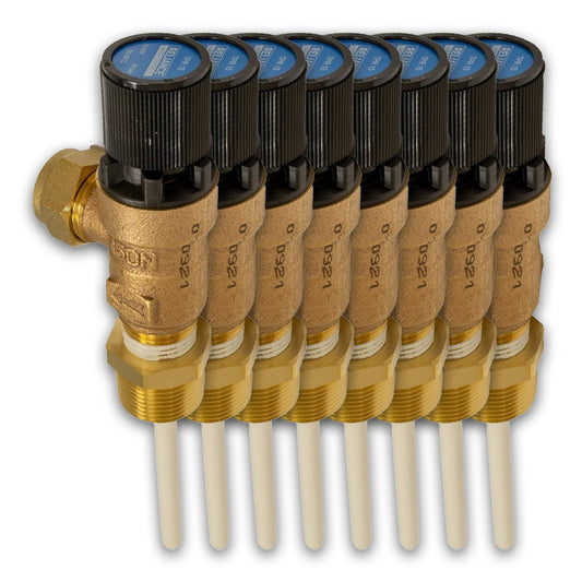 Heatrae Sadia TPR22 95605810 Alternative 10 Bar 3/4" P&T Relief Valves, Pack of 8
