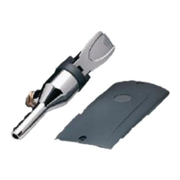 Stainless Steel Heatrae Sadia Additional Tap for 22 SS - 560 SS Supreme Water Heaters on white background