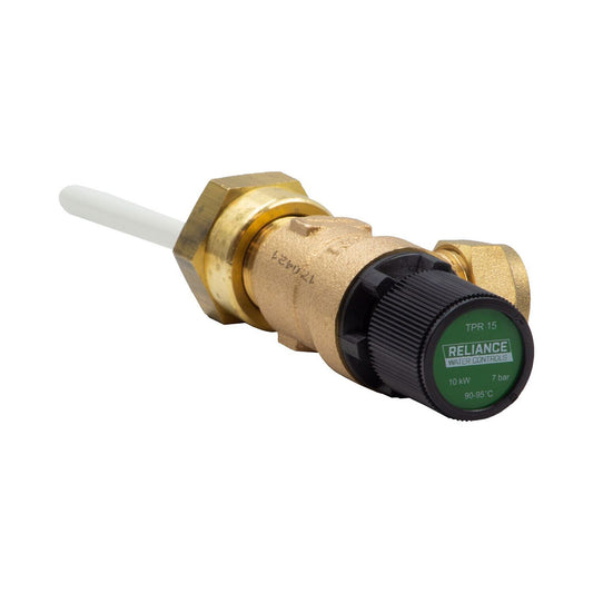Reliance TPR15 7 Bar 15mm Pressure & Temperature Relief Valve 15mm x 15mm Compression PTEM550954