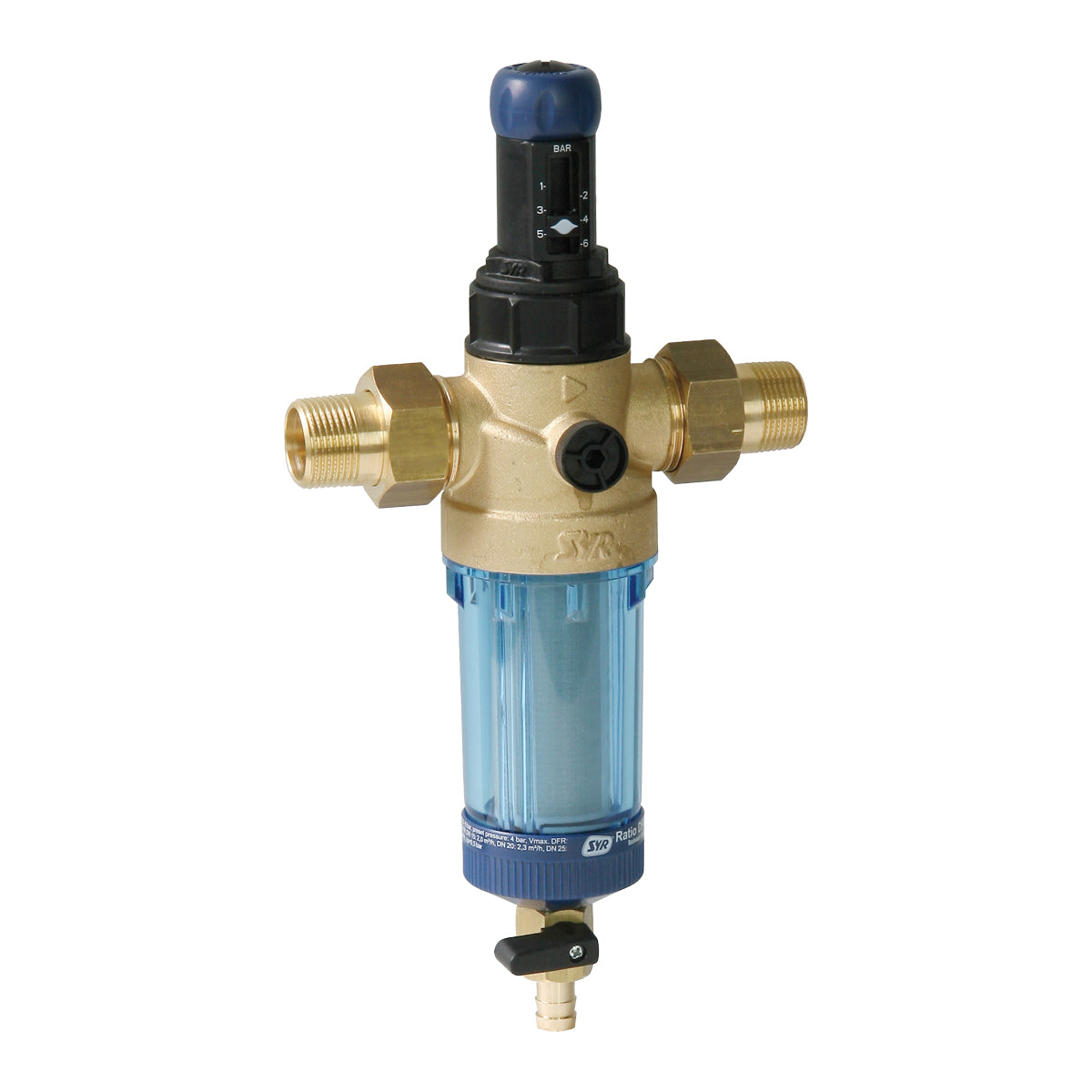 SYR 3/4" Whole House Water Filter with Pressure Reducing Valve Ratio DFR 5315