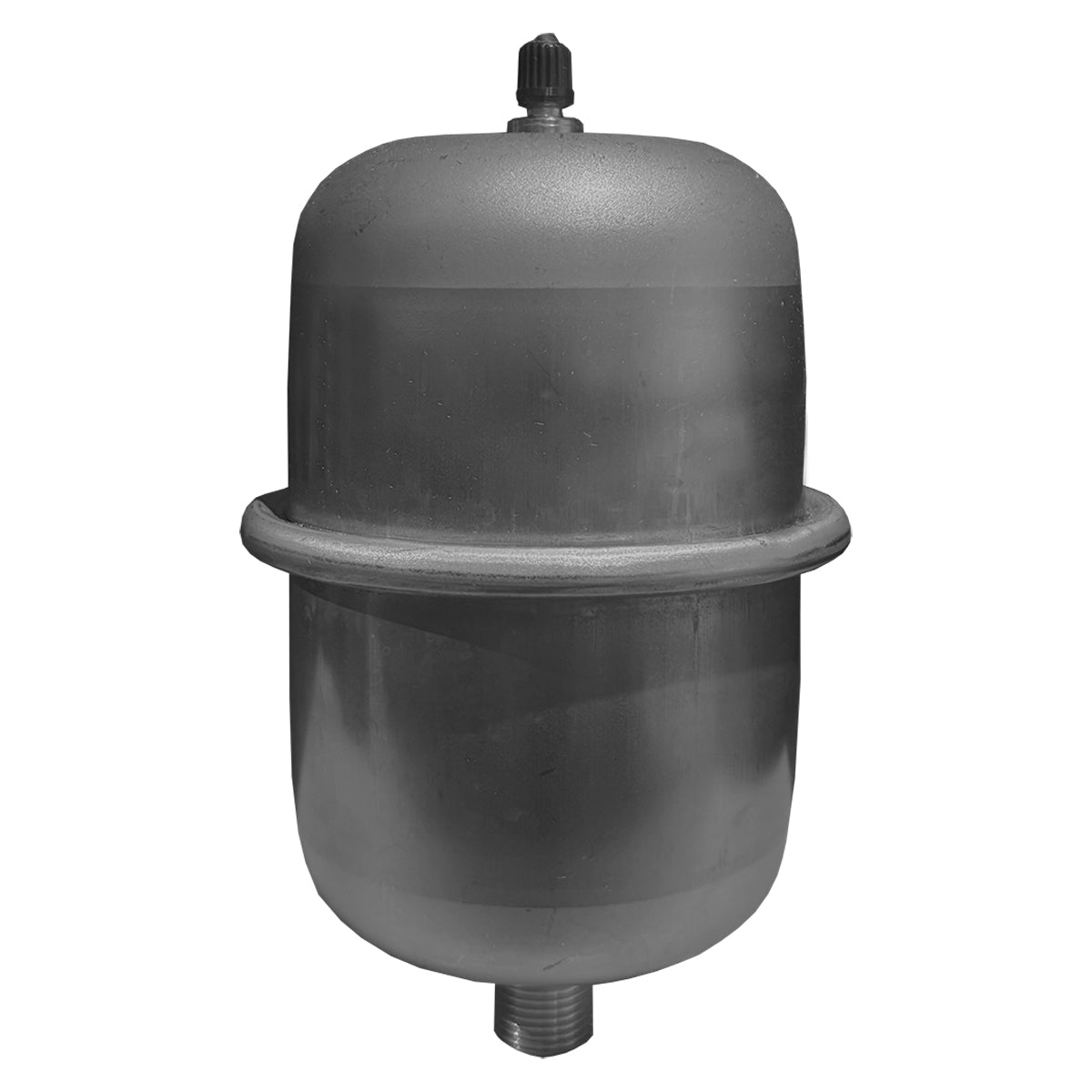 Back view of the Zilmet one litre Expansion Vessel on white background