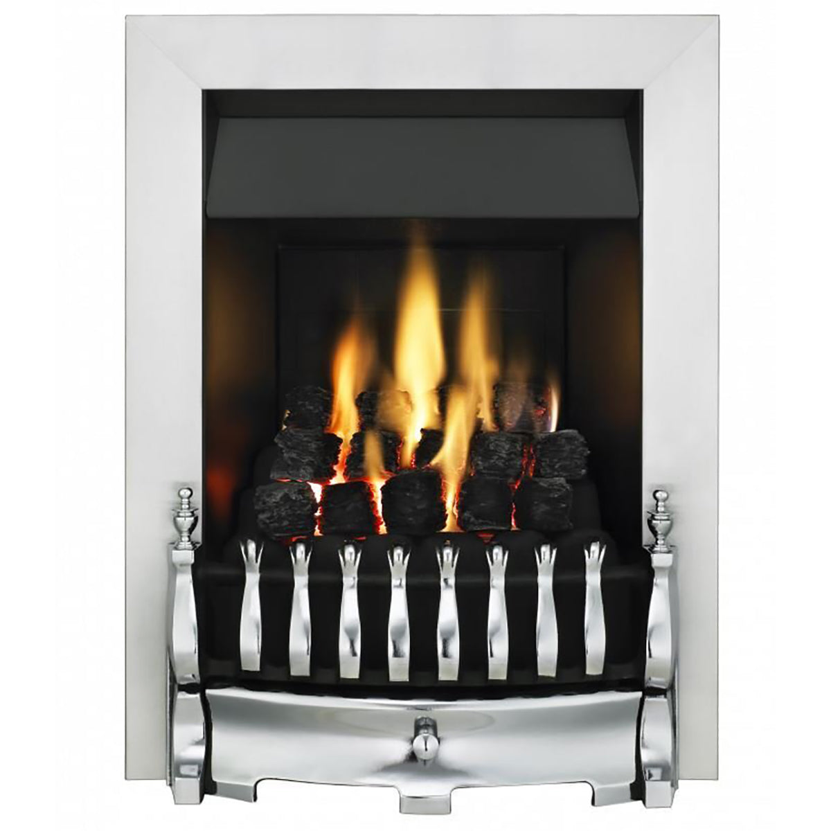 Valor Slimline Blenheim Chrome Gas Fire