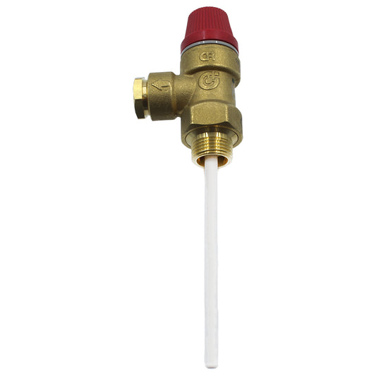 Caleffi 10 Bar 1/2" Pressure & Temperature Relief Valve 309400CST