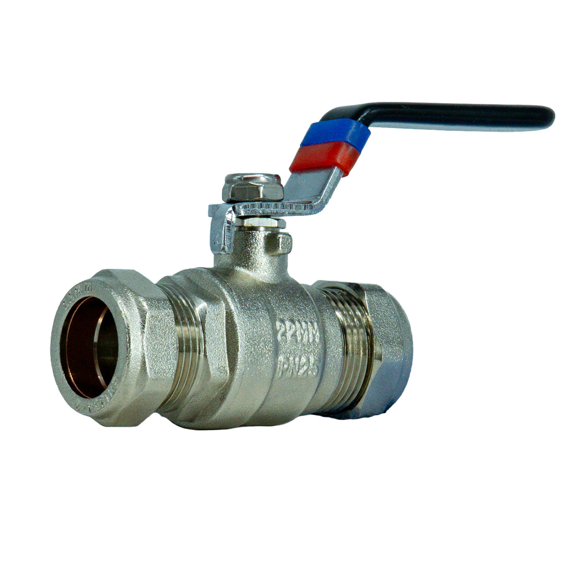 22mm Full Bore Lever Ball Valve | Compression | WRAS Approved