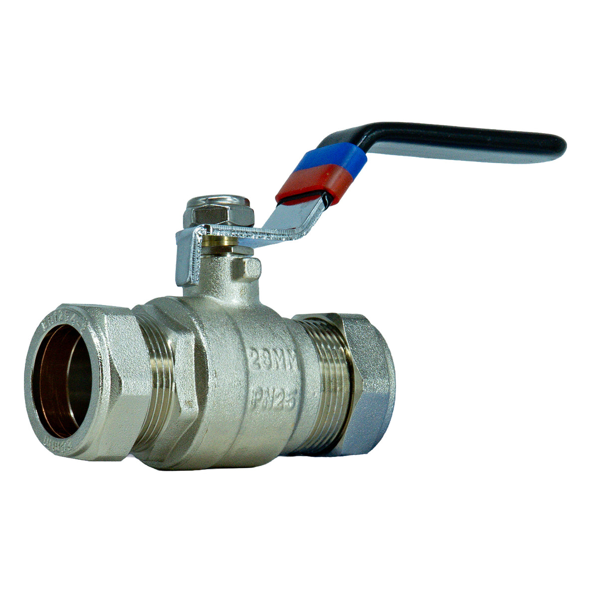 28mm Full Bore Lever Ball Valve | Compression | WRAS Approved
