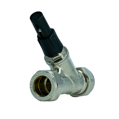 22mm Automatic Bypass Valve | Straight | Compression Connections