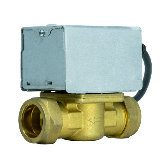 28mm 2 Port Motorised Zone Valve | Spring Return | 230V