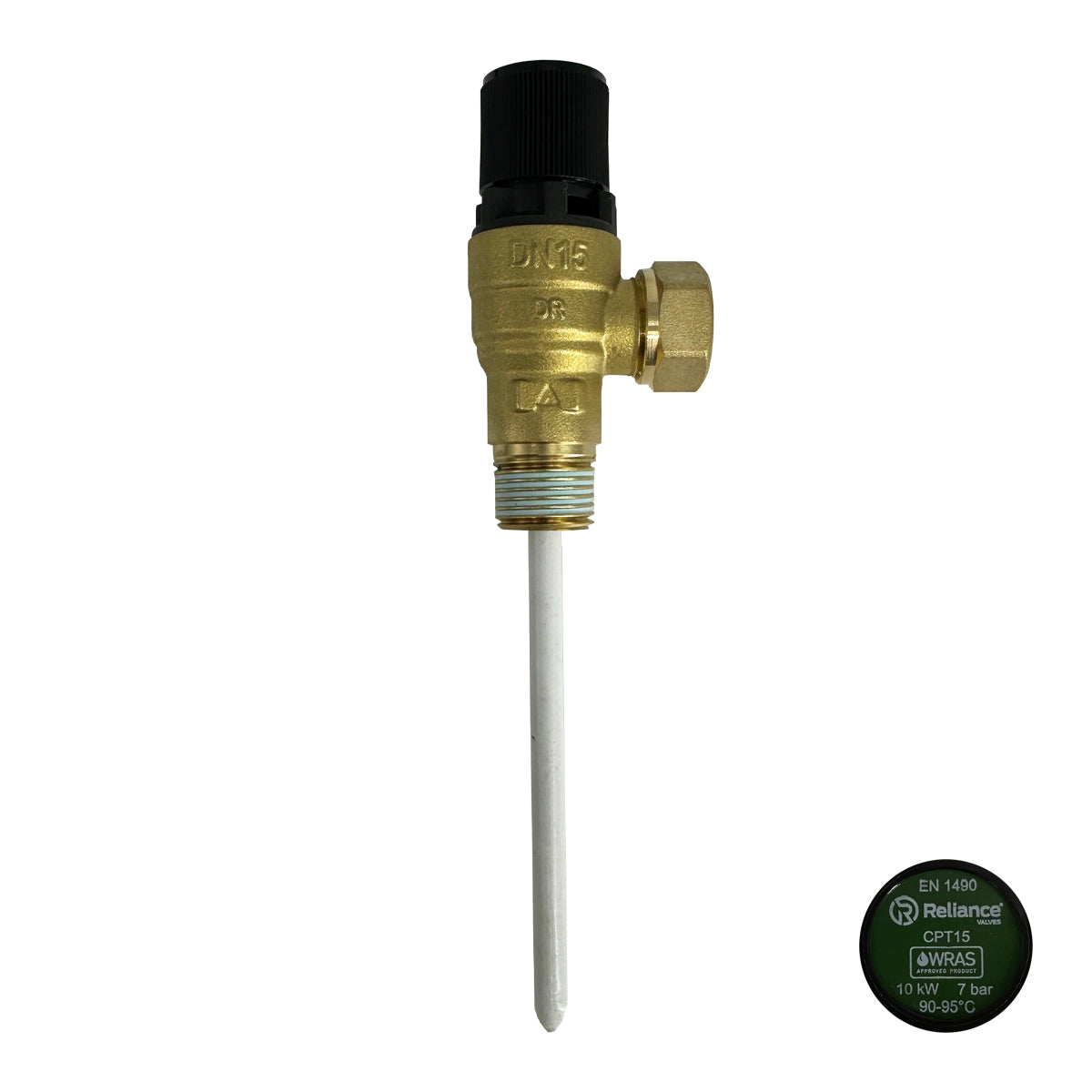 Reliance CPT15 7 Bar Pressure & Temperature Relief Valve 1/2" MBSP x 15mm PTEM540010