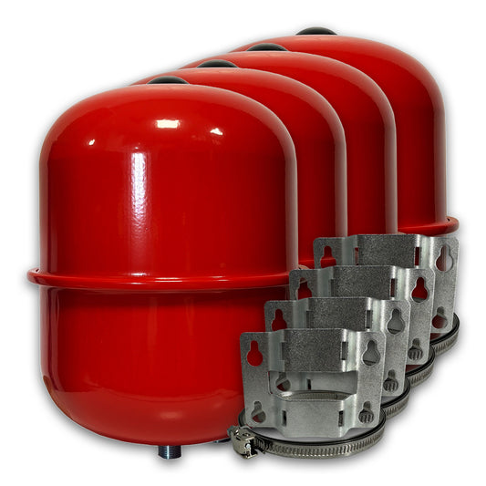 18 Litre Heating Expansion Vessels with Brackets, Pack of 4