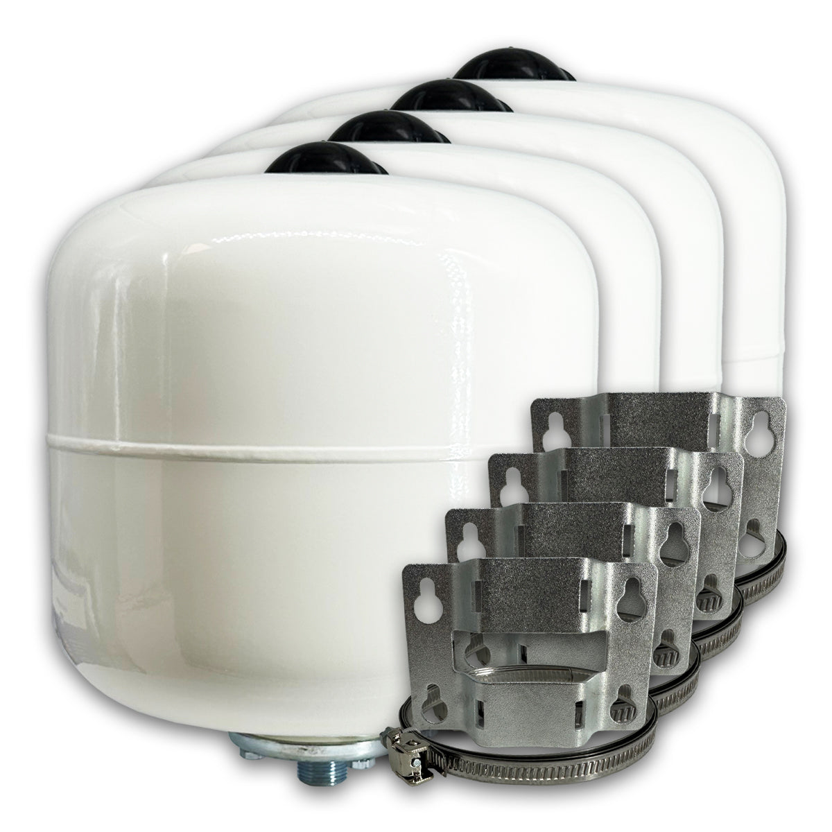 12 Litre Potable Expansion Vessels with Brackets, Pack of 4