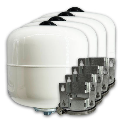 12 Litre Potable Expansion Vessels with Brackets, Pack of 4