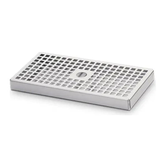 White Heatrae Sadia rectangular No Waste Drip Tray on white background