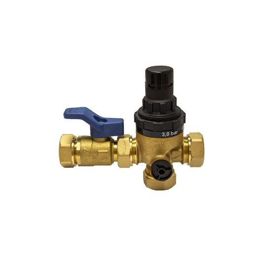 Heatrae Sadia 3 Bar 22mm Megaflo Cold Water Multibloc Combination Valve 95605869/95605021