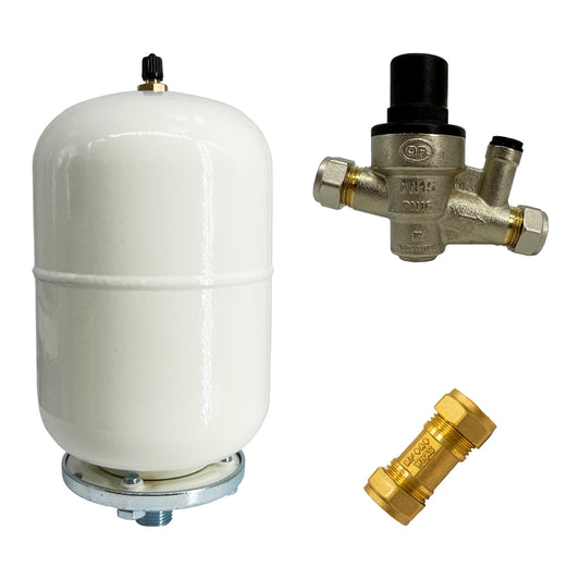 Hyco Water Heater Kit SF4 Expansion Vessel, Check Valve & Pressure Reducing Valve