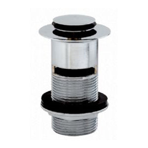 Pro Slotted Basin Waste Small Click Plug 1 1/4"