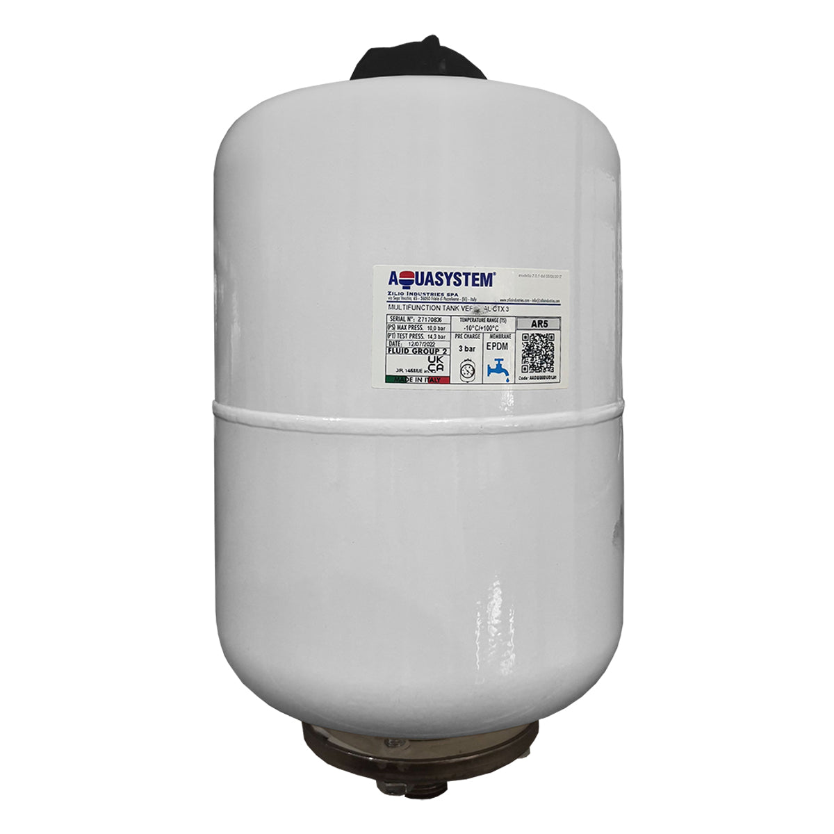 Aquasystem 5L Potable Expansion Vessel 3 Bar XVES050020